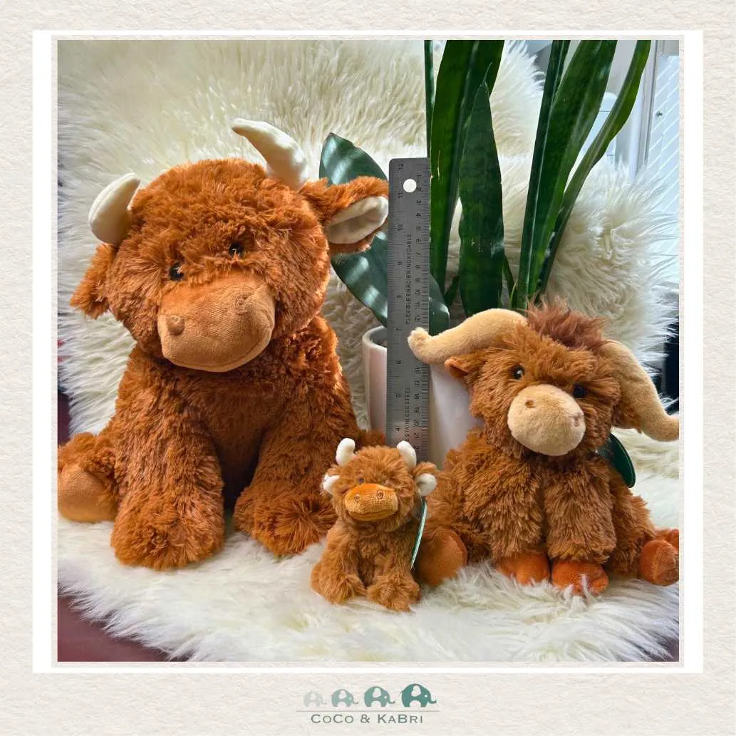 Jomanda: Brown Highland Cow Plush Large - 30cm