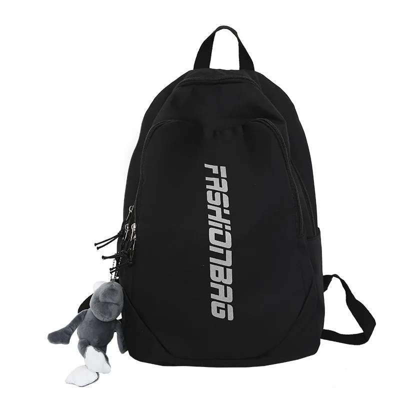 Junior High College Class Nylon Female Backpacks