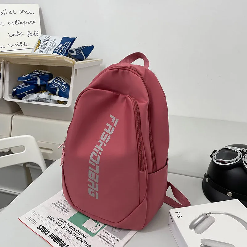 Junior High College Class Nylon Female Backpacks