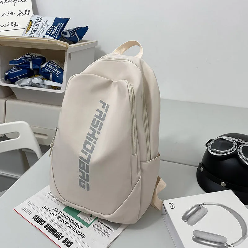 Junior High College Class Nylon Female Backpacks