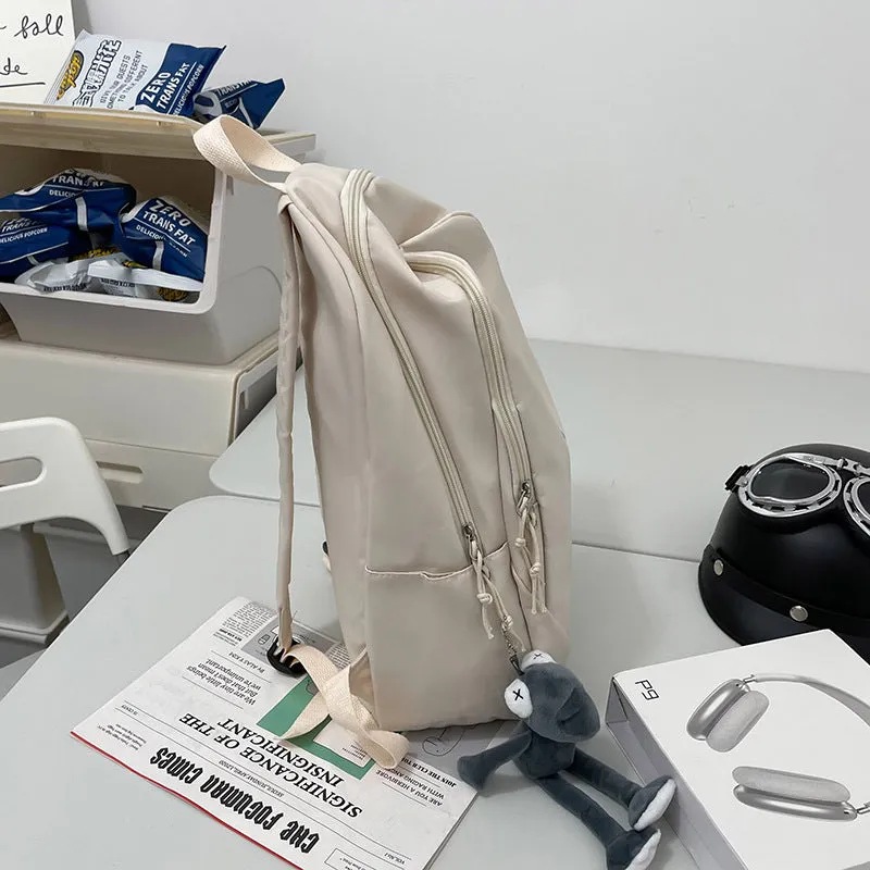 Junior High College Class Nylon Female Backpacks