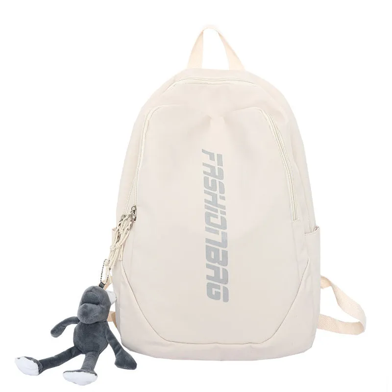 Junior High College Class Nylon Female Backpacks