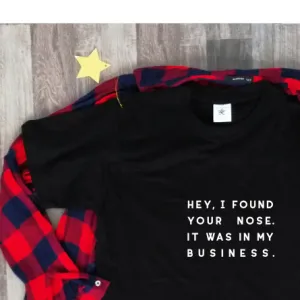 Juodi marškinėliai "My business"