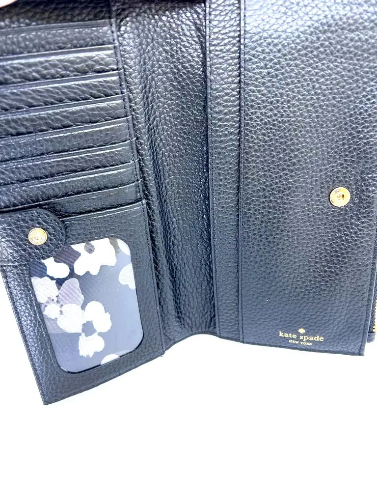 KATE SPADE SAFFIANO LEATHER CONTINENTAL WALLET/ WRISTLET