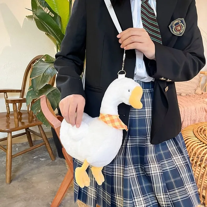 Kawaii Plush Duck Handbags