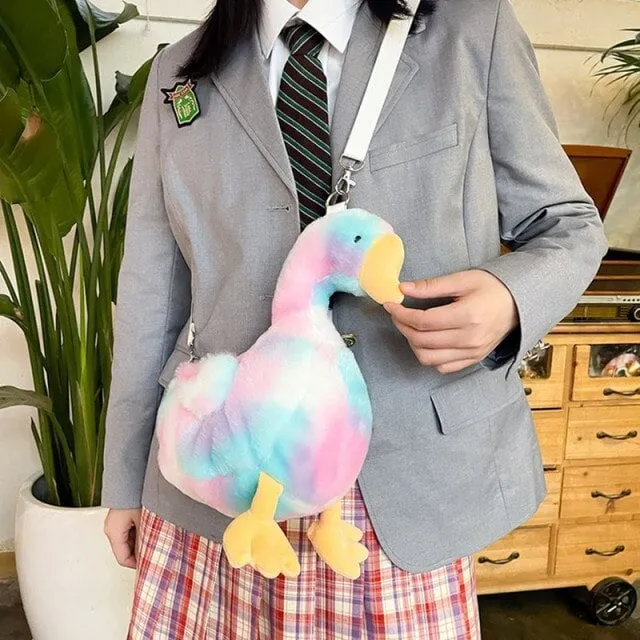 Kawaii Plush Duck Handbags