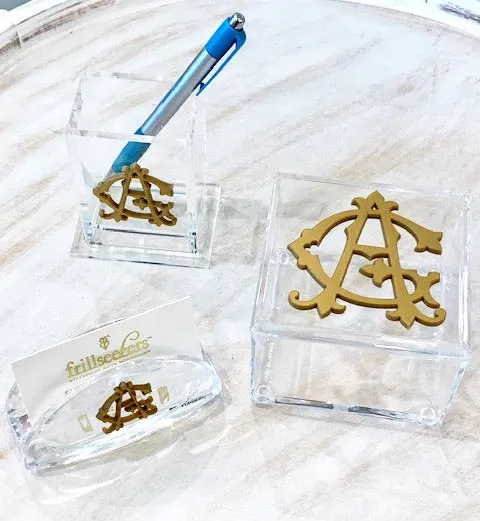 Kensington Acrylic Business Card Holder