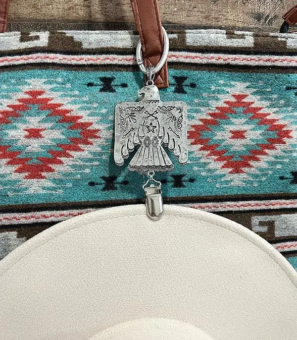 Kikko Fashion Silver Thunderbird Hat Clip