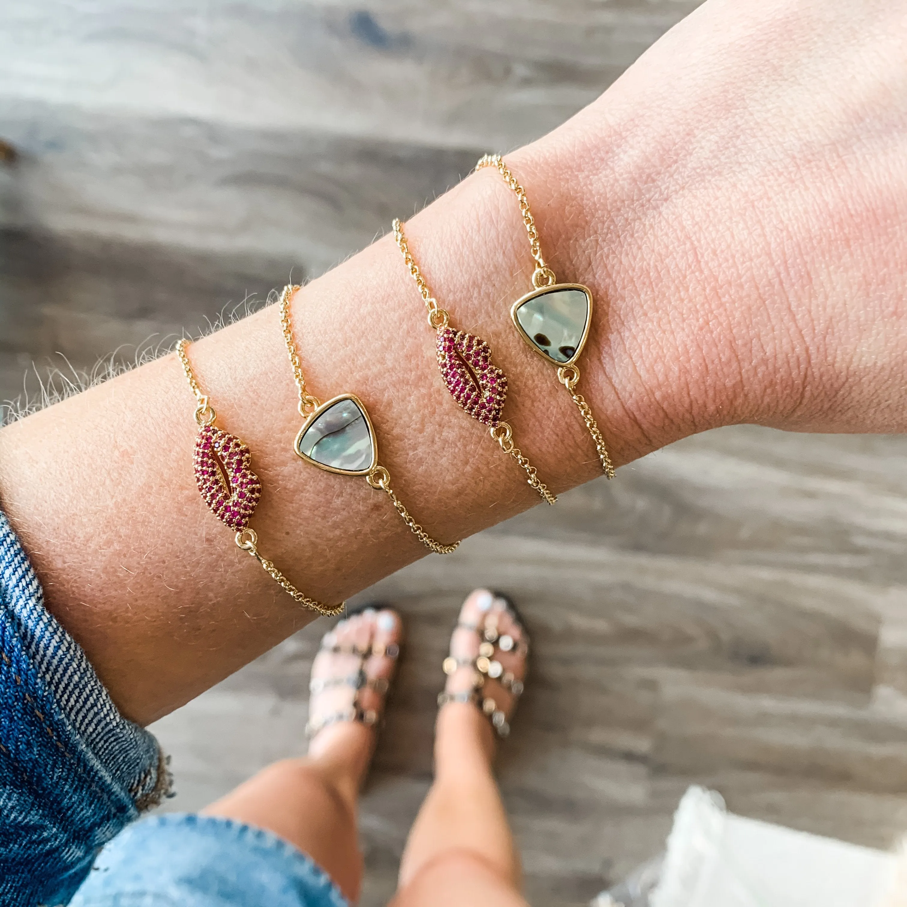 Kiss Kiss Bolo Bracelet