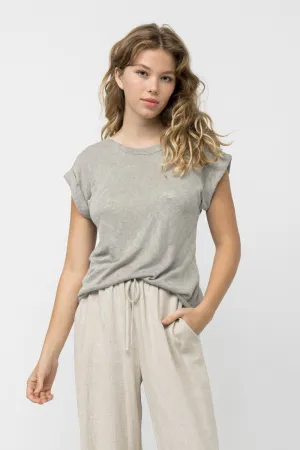 Knit Cuffed Tee