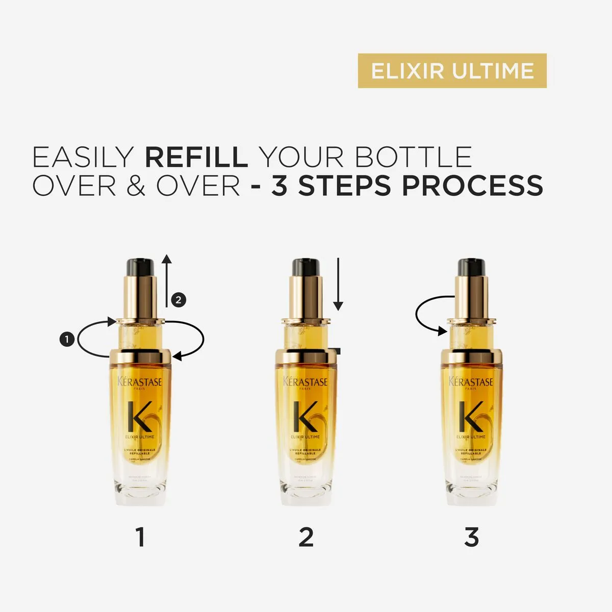 Kérastase Elixir Ultime L'Huile Original Refill Insert - 75ml