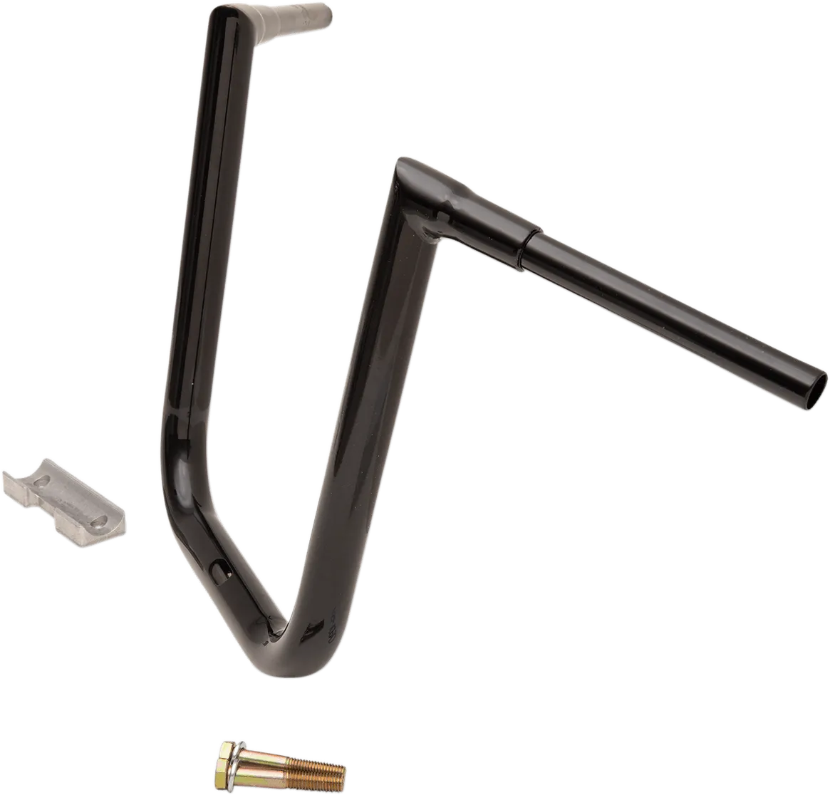 LA Choppers LA-7313-66B 1-1/2in. Grande Twin Peaks Handlebars - 16in. Rise - Gloss Black