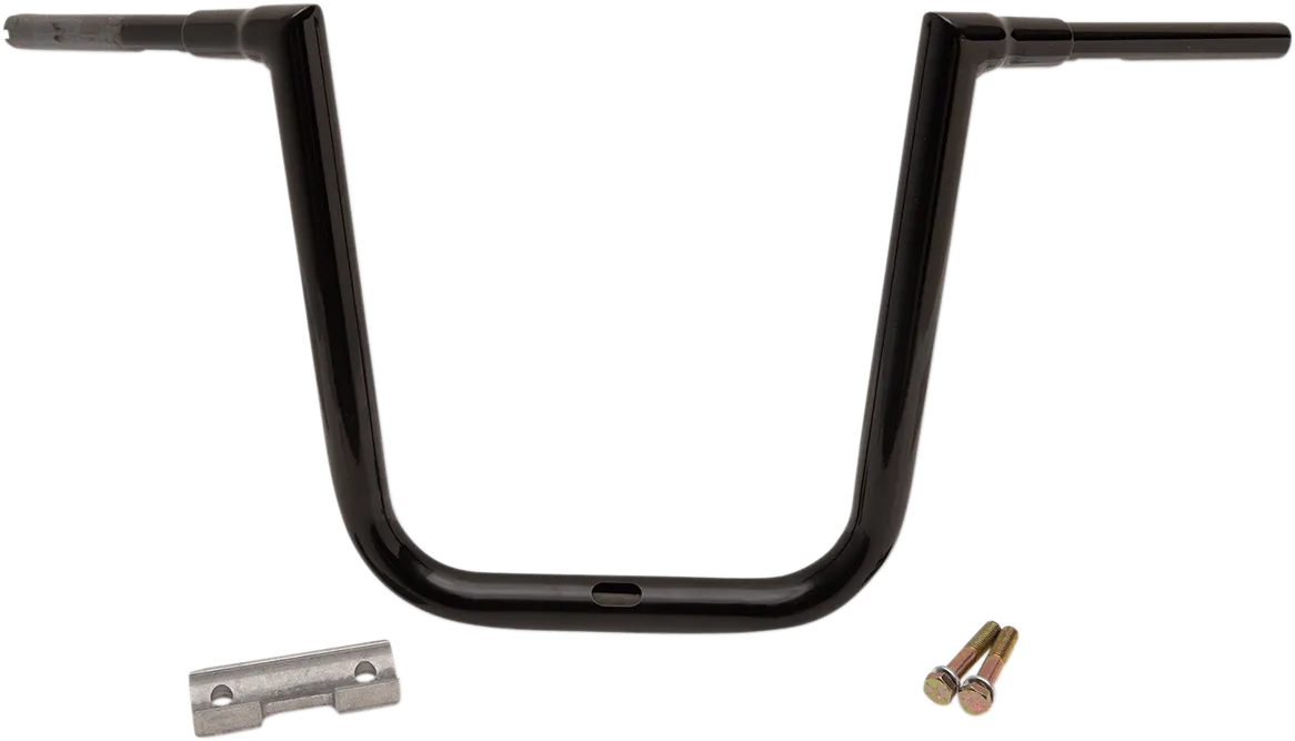 LA Choppers LA-7313-66B 1-1/2in. Grande Twin Peaks Handlebars - 16in. Rise - Gloss Black