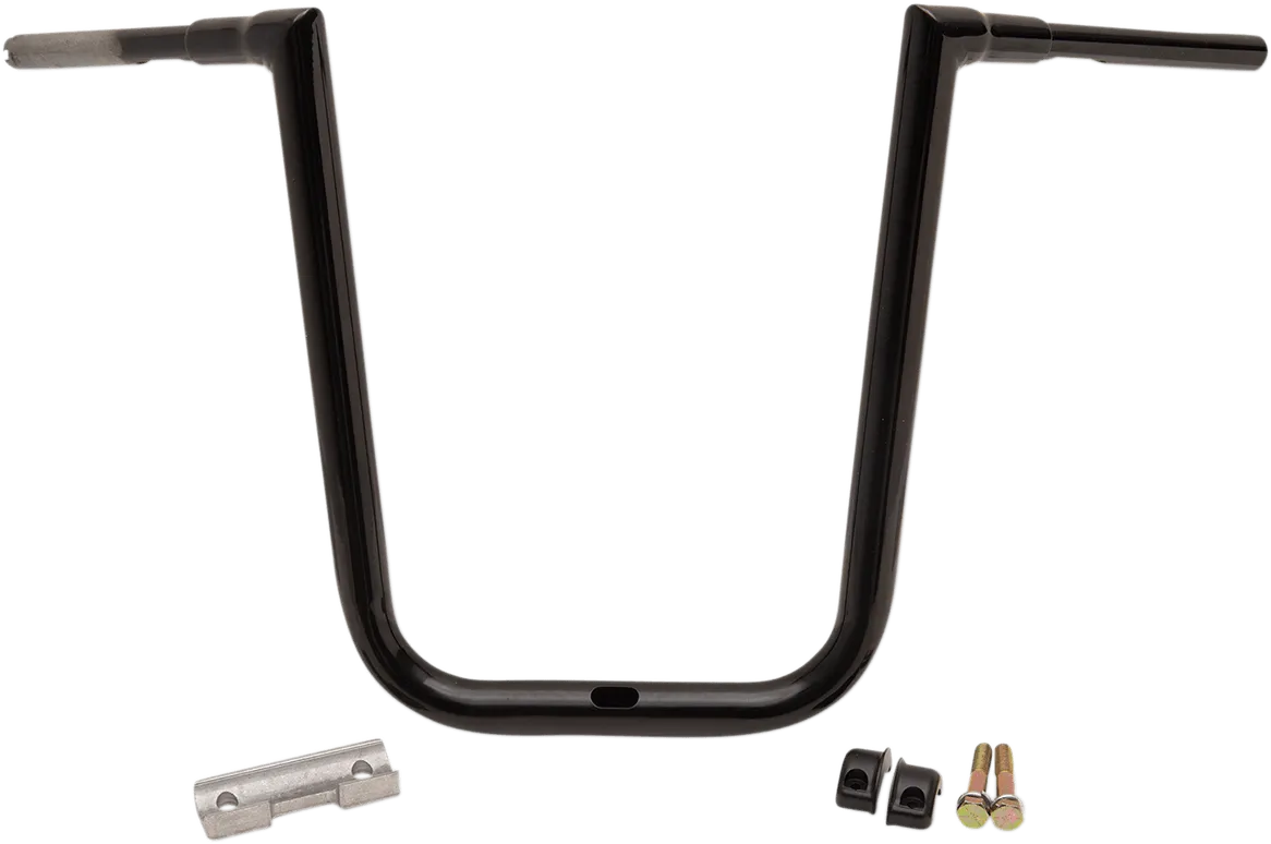 LA Choppers LA-7313-69B 1-1/2in. Grande Twin Peaks Handlebars - 19in. Rise - Gloss Black
