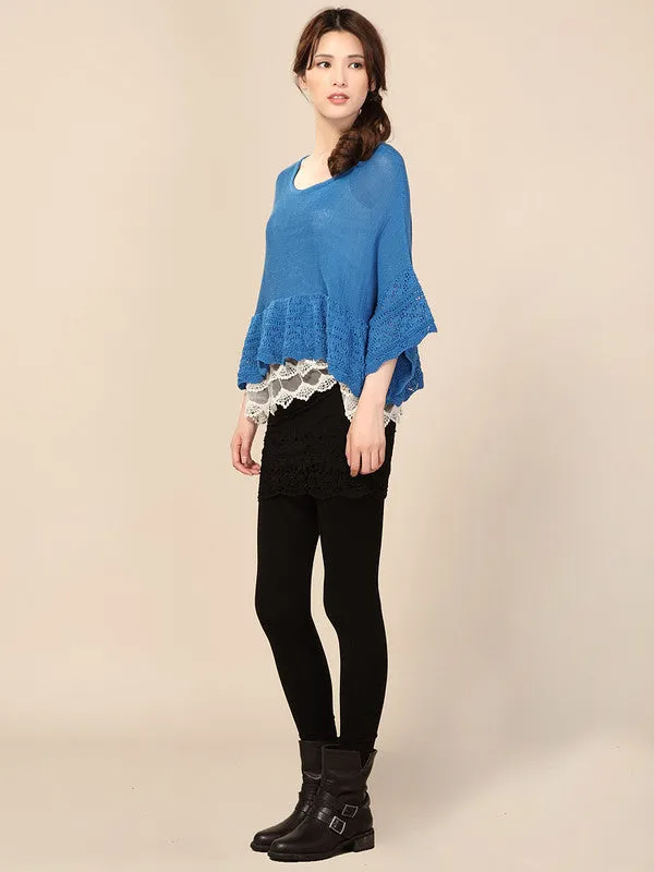 lace garden skirt leggings