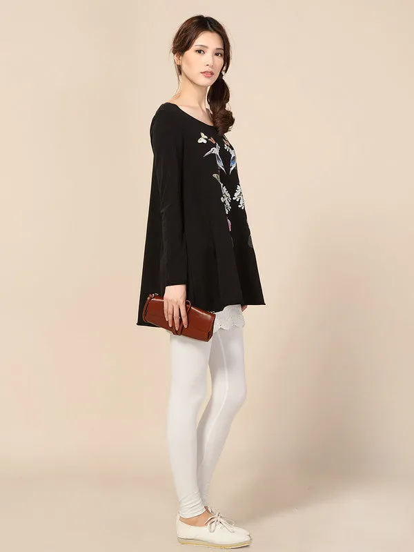 lace garden skirt leggings