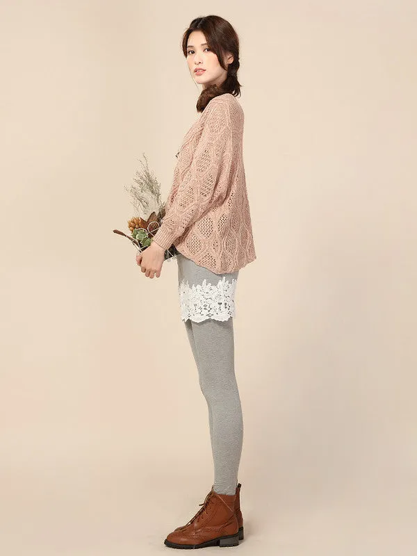 lace garden skirt leggings