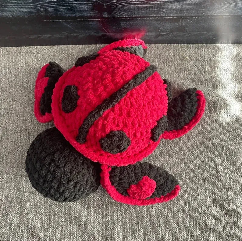 Ladybug Turtle Crochet Plush