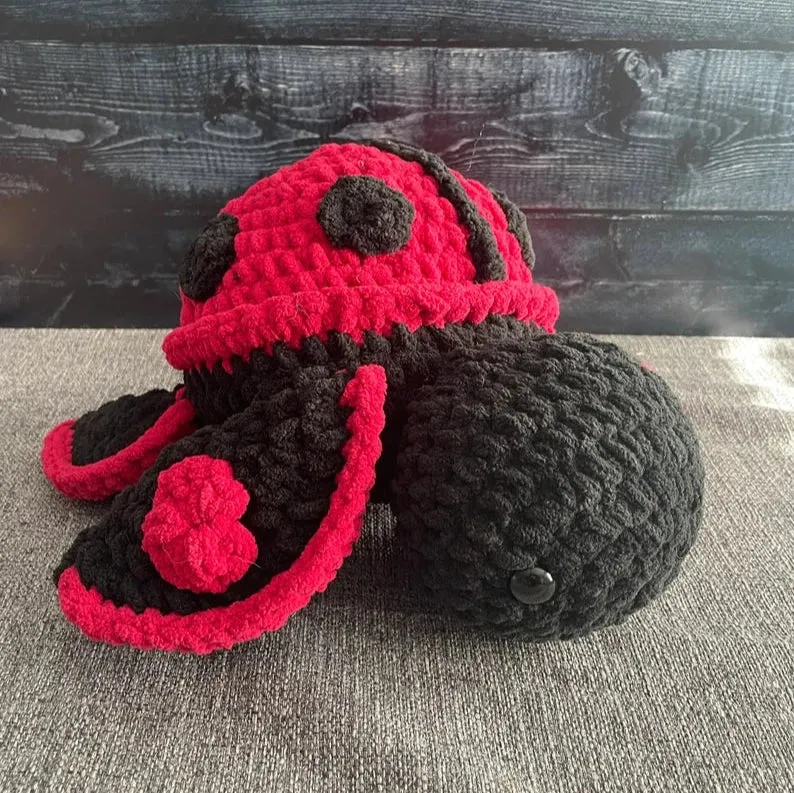 Ladybug Turtle Crochet Plush