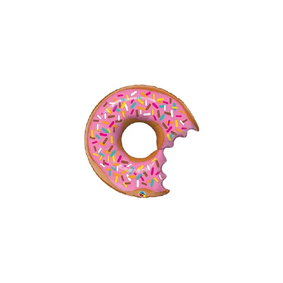 Late night Donut and Sprinkles Foil Balloon