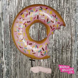Late night Donut and Sprinkles Foil Balloon