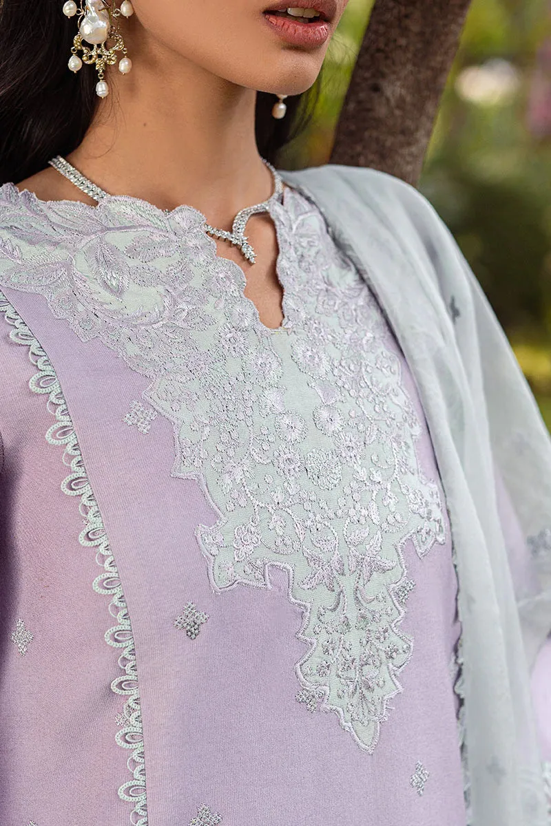 LAVENDER MCP-07 | Mushq Summer Bloom Casual Pret ‘22 | Unstitched Embroidered Cotton Net Suits