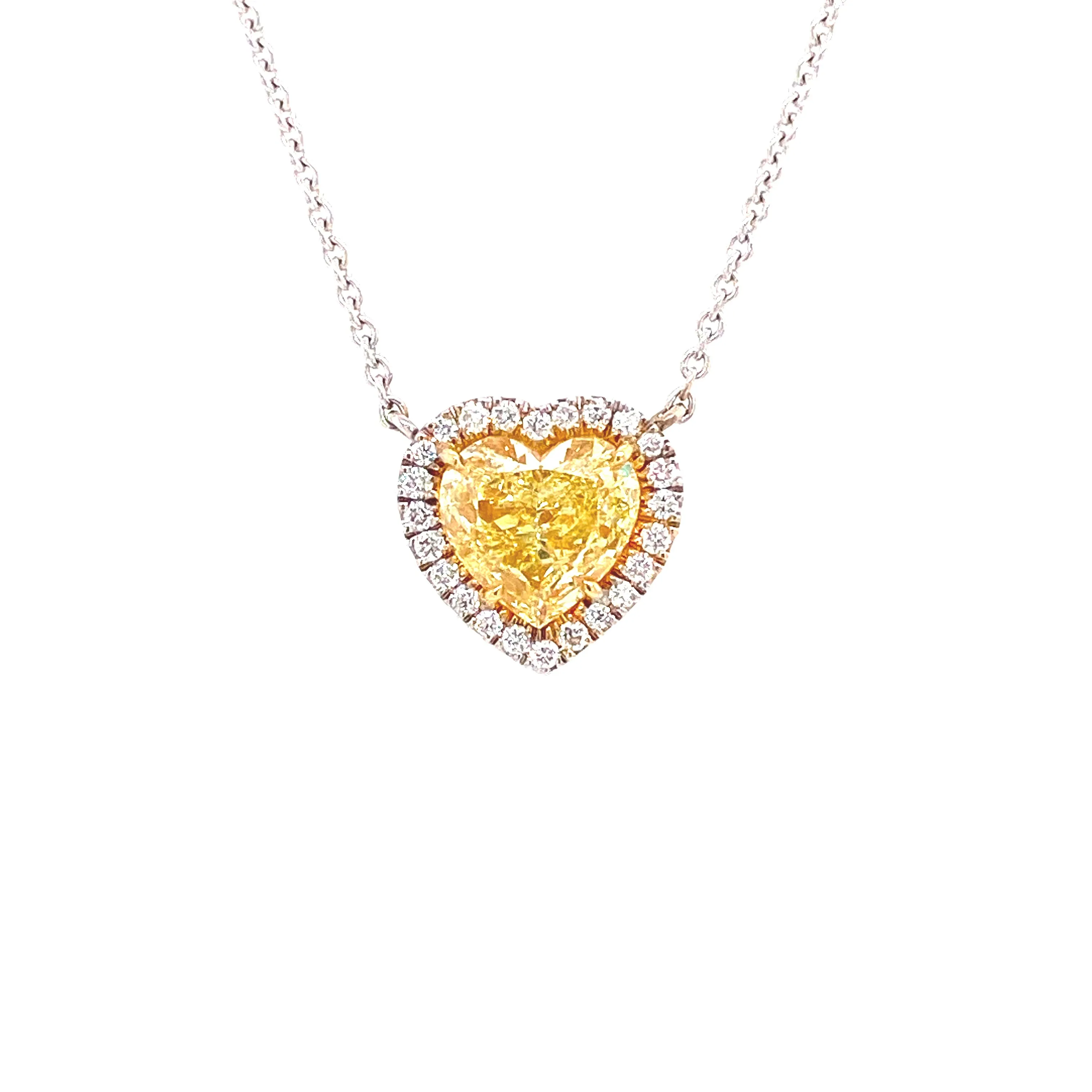 Le Joaillier Collection Fancy Yellow Diamond Necklace