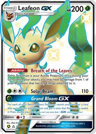 Leafeon-GX SV46/94 - Shiny Vault Pokemon Holofoil
