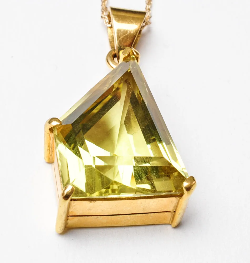 Lemon Citrine Pendant