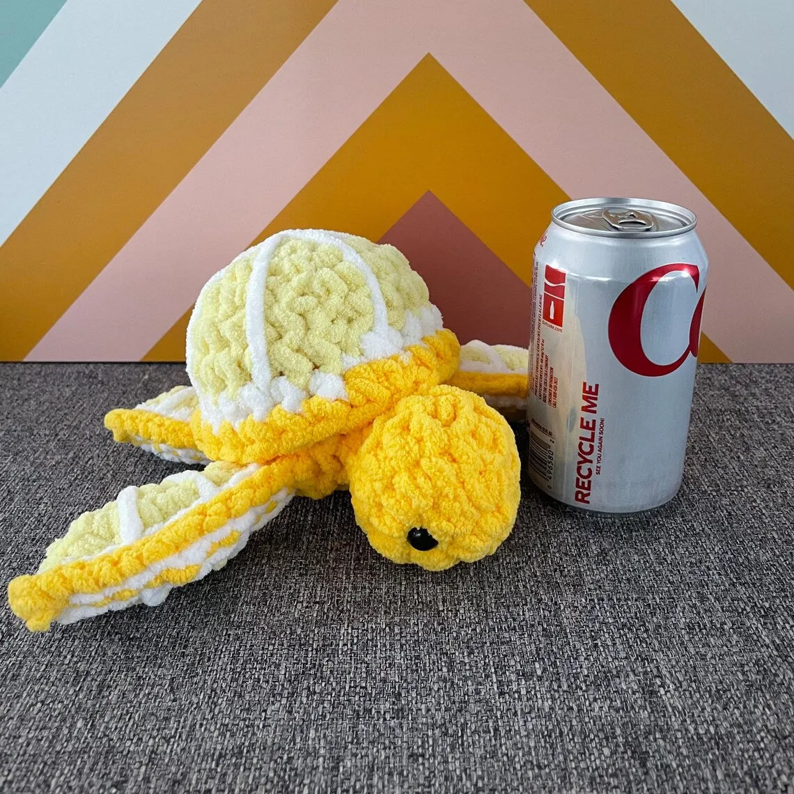 Lemon Turtle Crochet Plush