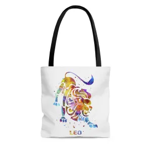 Leo Zodiac Sign Tote Bag