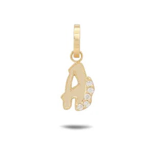 Letter A Initial Pendant