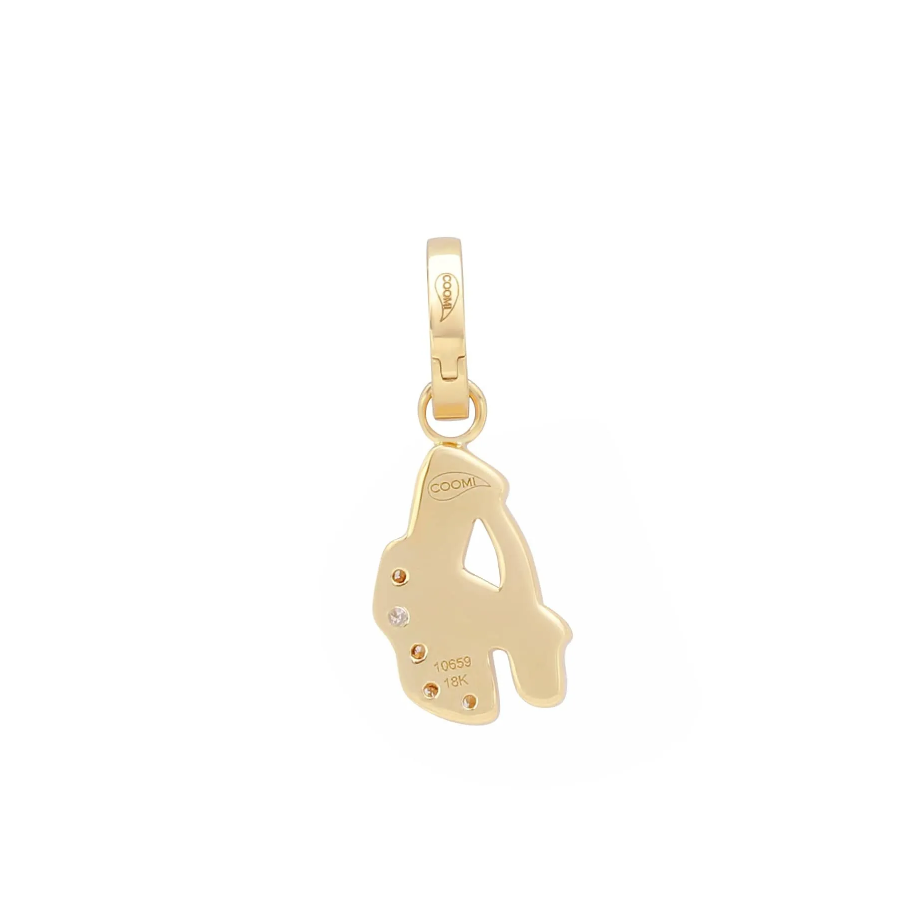 Letter A Initial Pendant