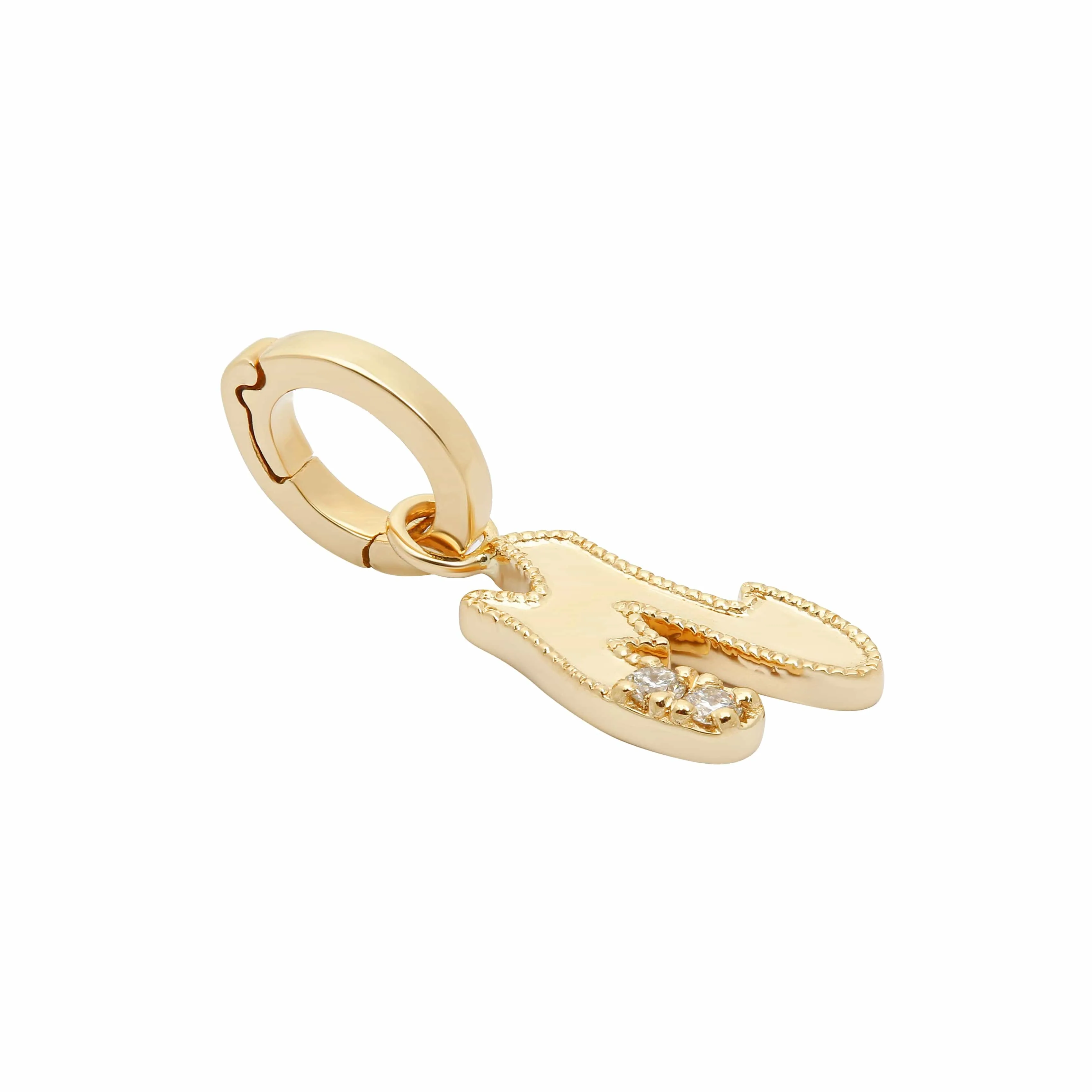 Letter M Initial Pendant