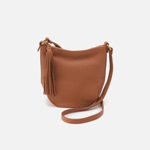 Lexi Crossbody In Pebbled Leather - Warm Honey