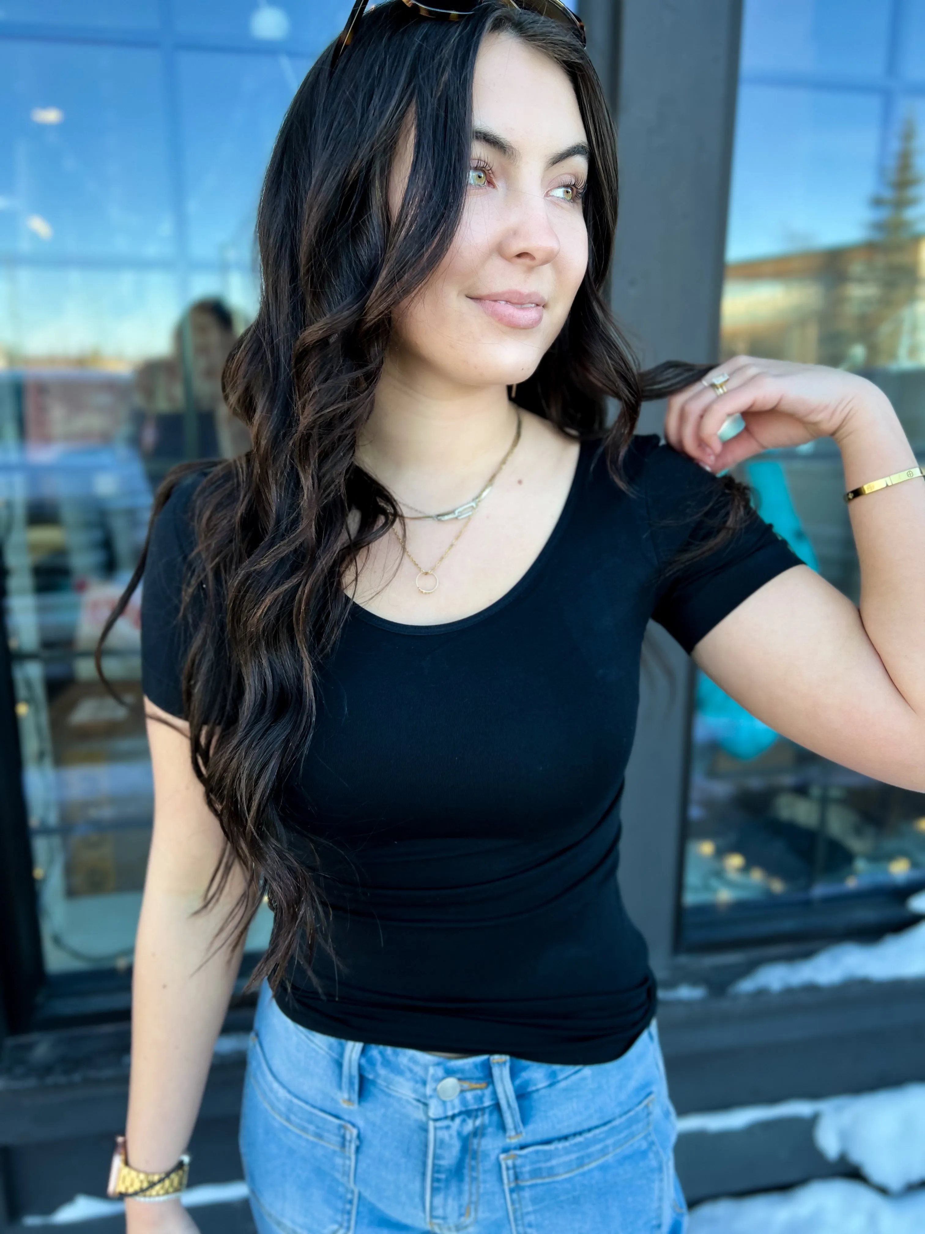 Like A Glove Short Sleeve Top- More Colors