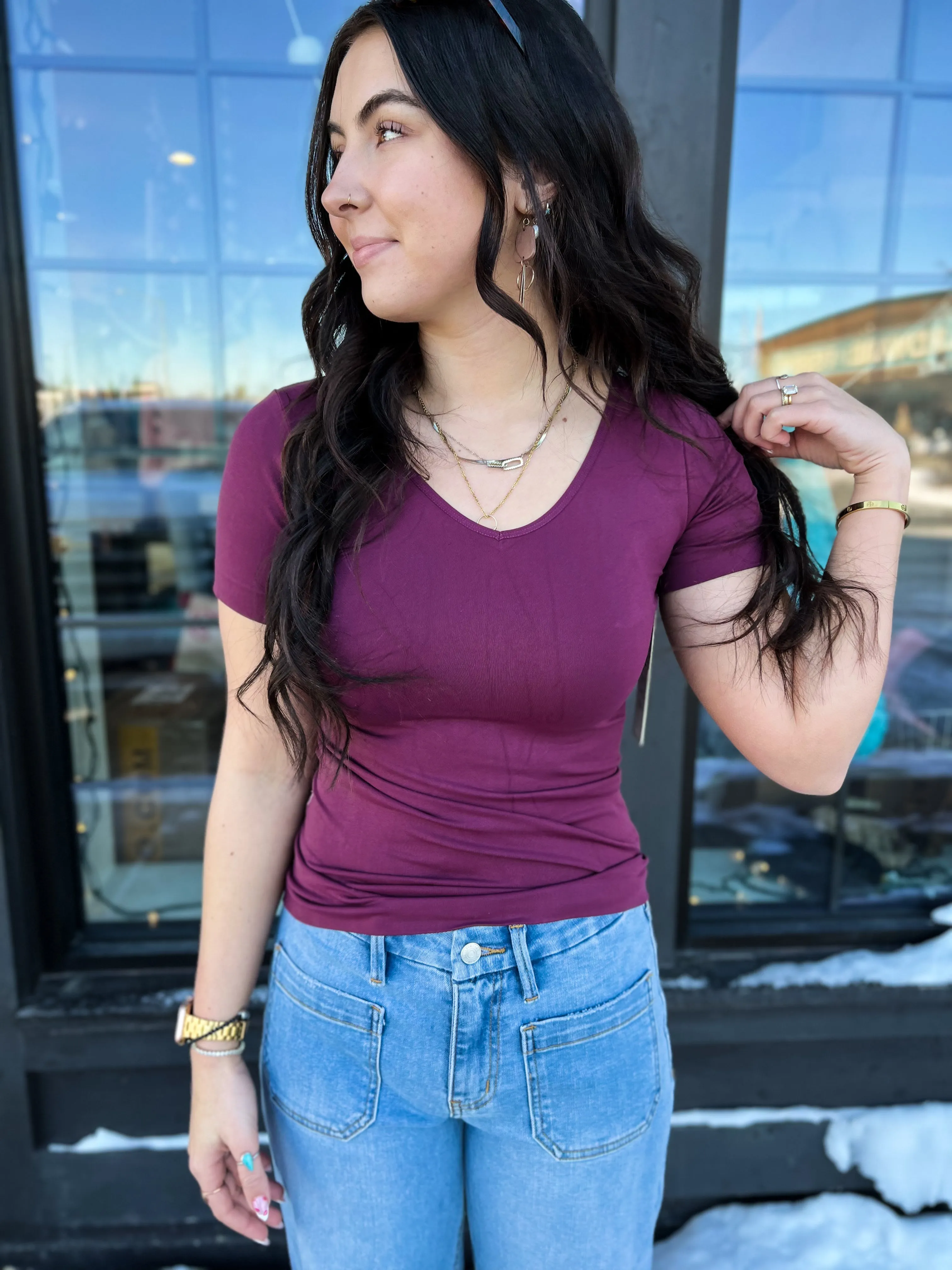 Like A Glove Short Sleeve Top- More Colors