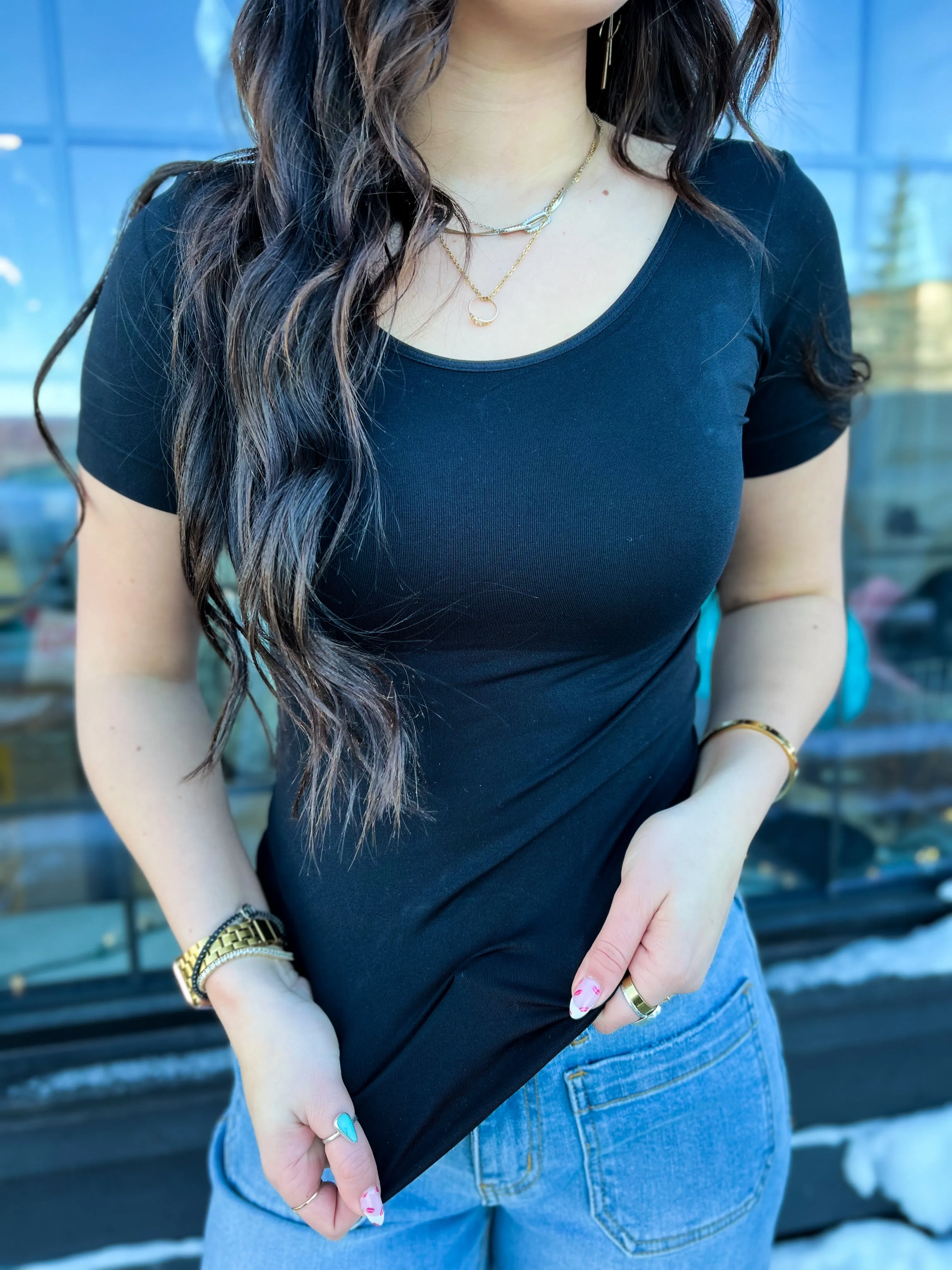 Like A Glove Short Sleeve Top- More Colors