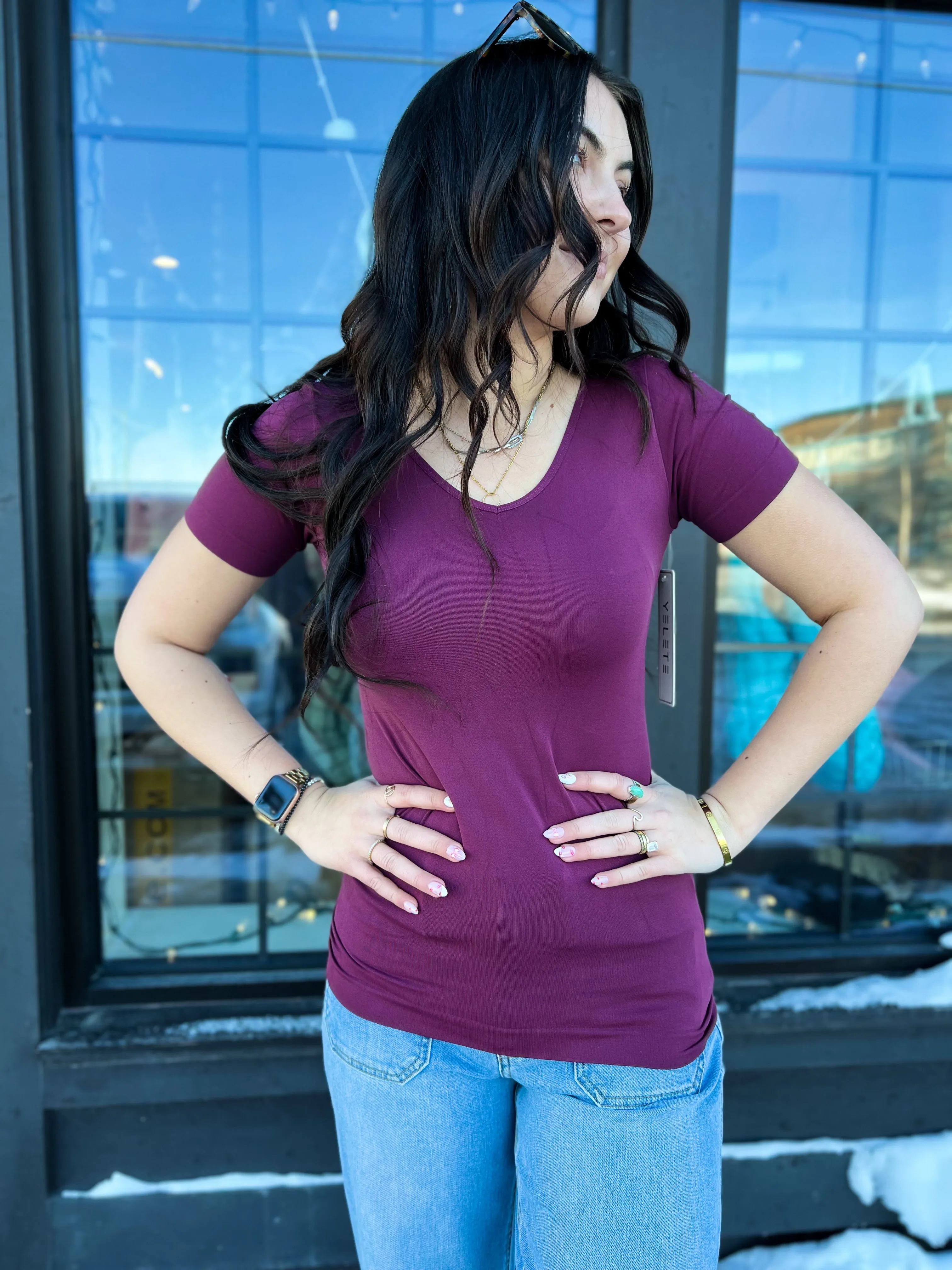 Like A Glove Short Sleeve Top- More Colors