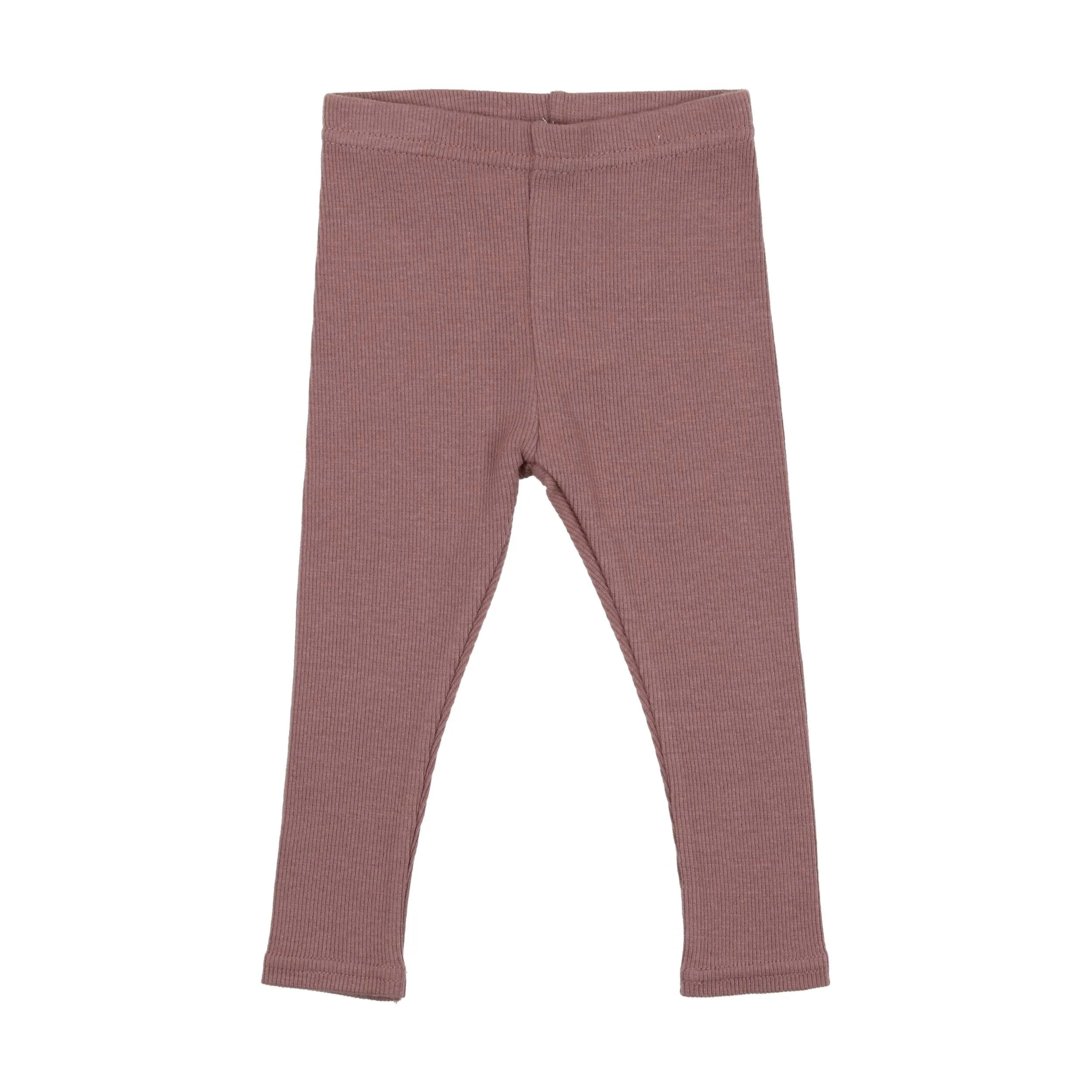 Lil Legs Ribbed Leggings - Berry