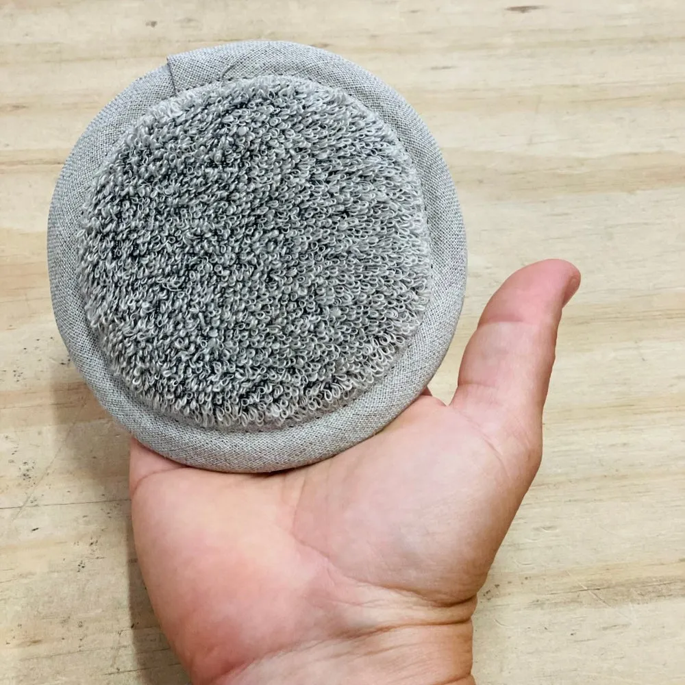 Linen Face Sponge by Heaven In Earth