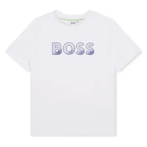 Logo Short Sleeves Tee-Shirt - White