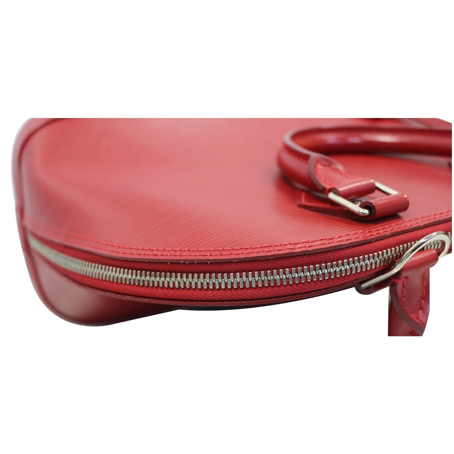 LOUIS VUITTON Alma PM Epi Leather Satchel Bag Red - 25% OFF