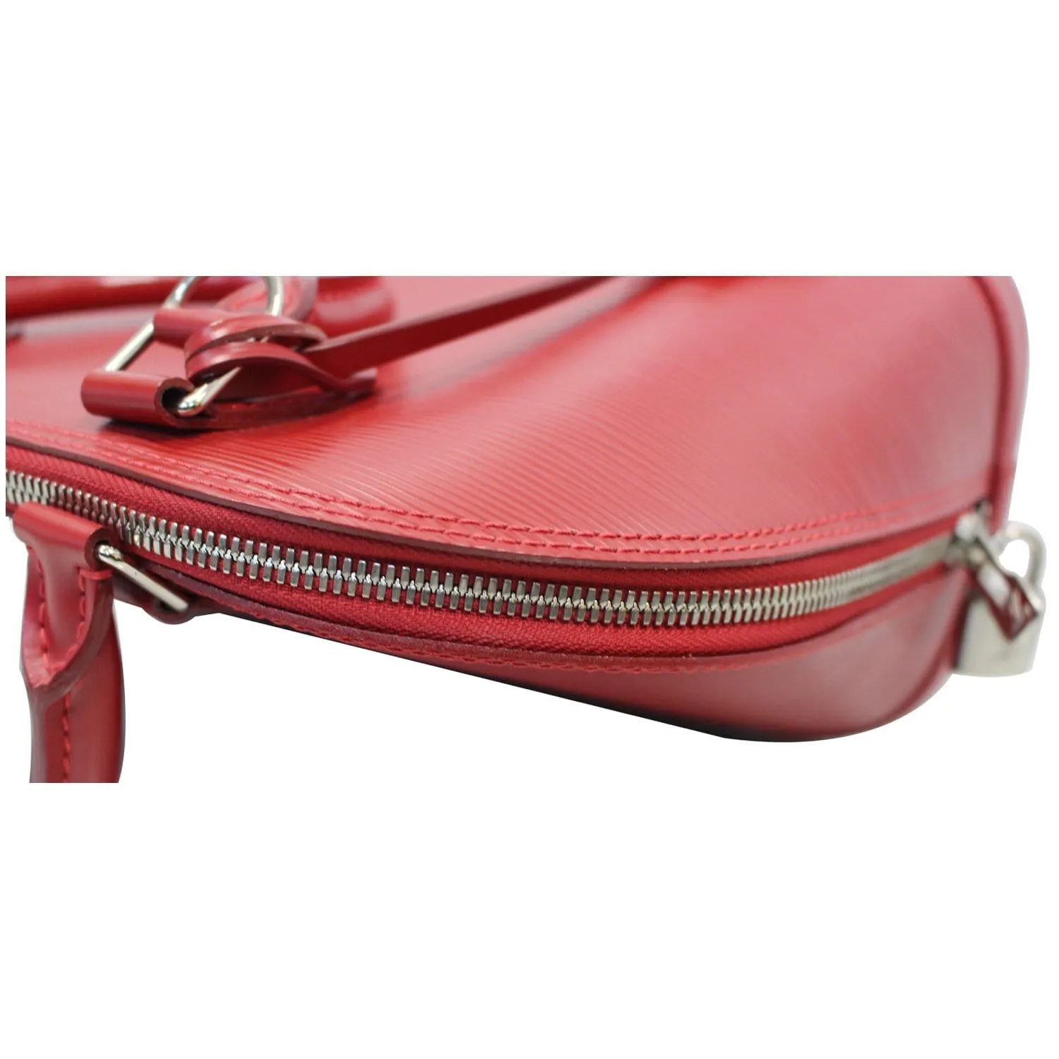 LOUIS VUITTON Alma PM Epi Leather Satchel Bag Red - 25% OFF