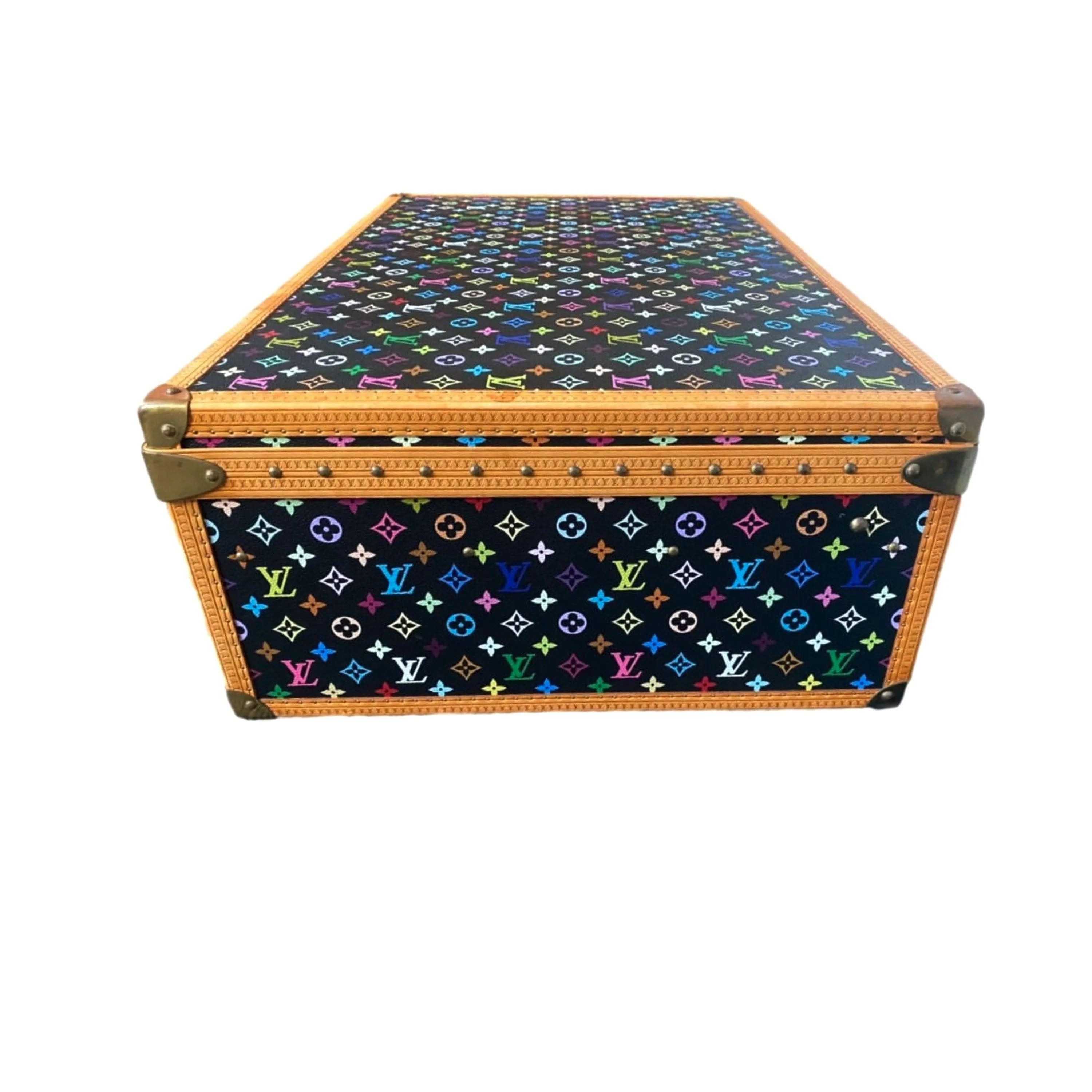 Louis Vuitton Black Murakami Monogram Suitcase
