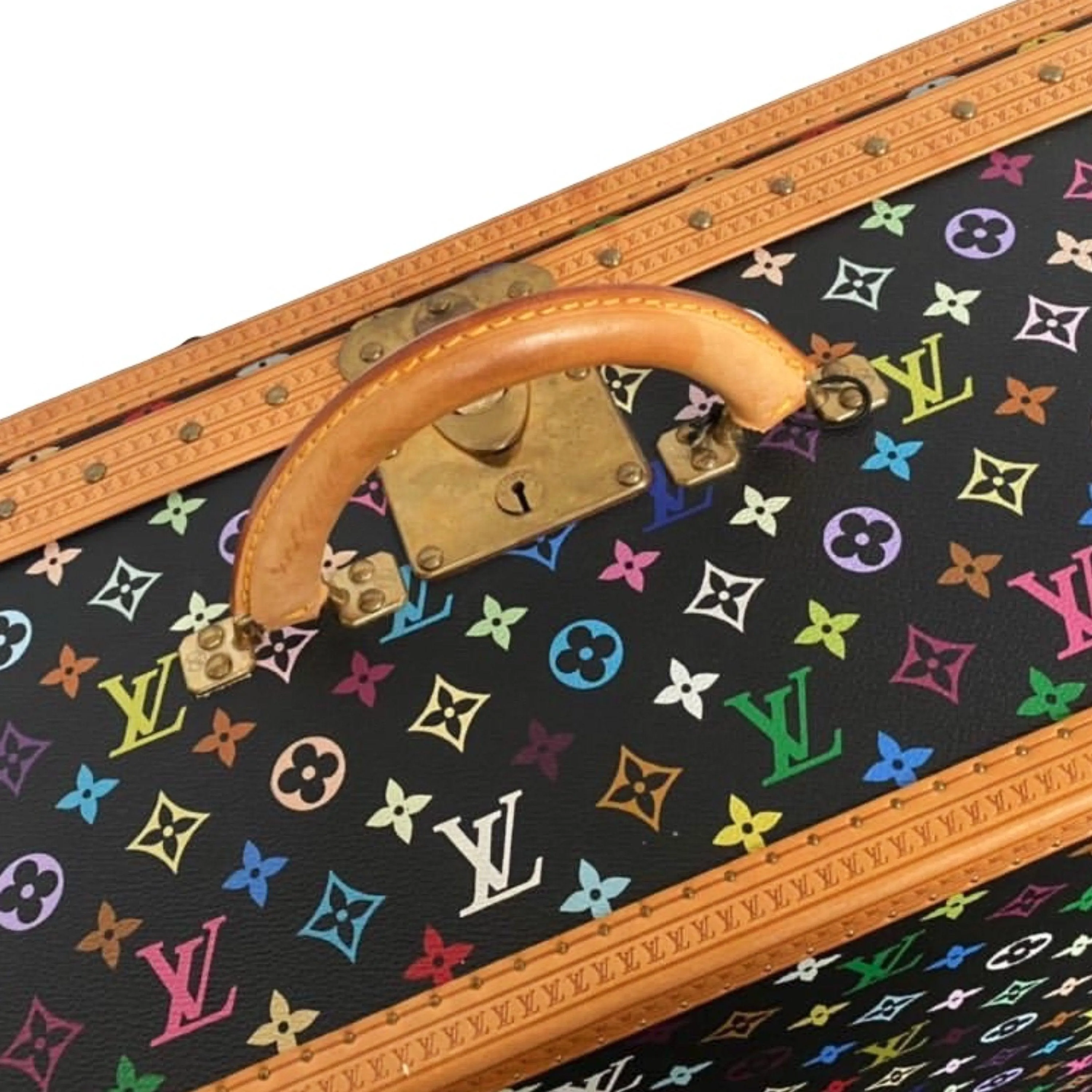 Louis Vuitton Black Murakami Monogram Suitcase