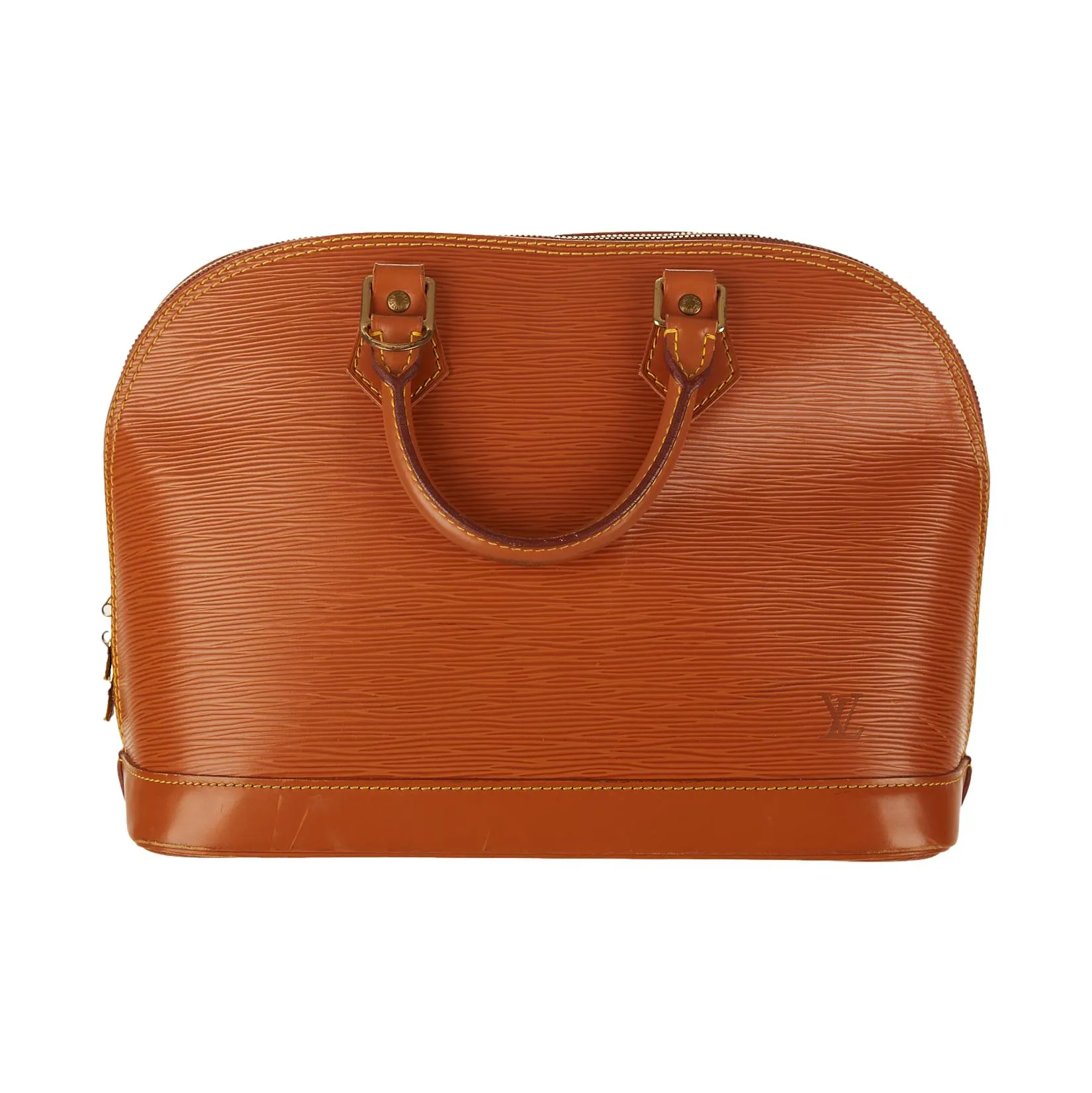 Louis Vuitton Brown Epi Top Handle Bag