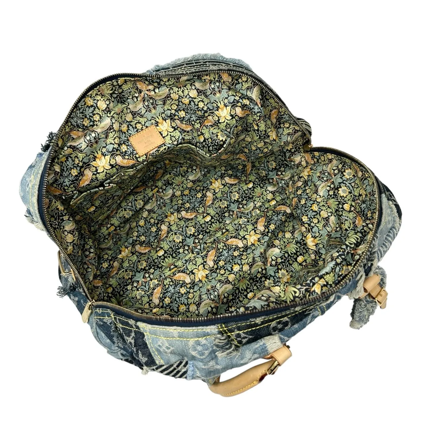 Louis Vuitton Denim Monogram Patchwork Bag