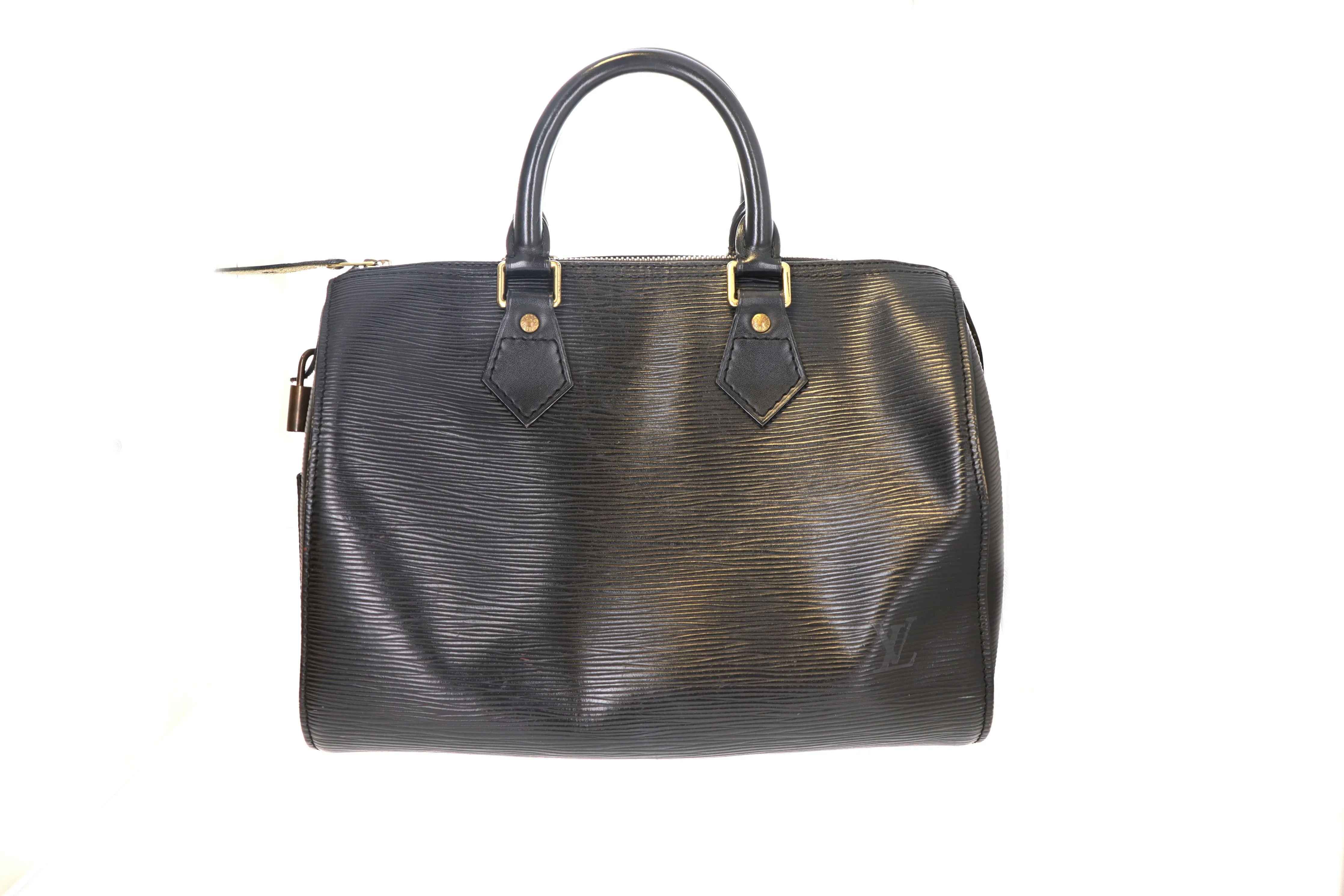 Louis Vuitton Epi Black Speedy 25