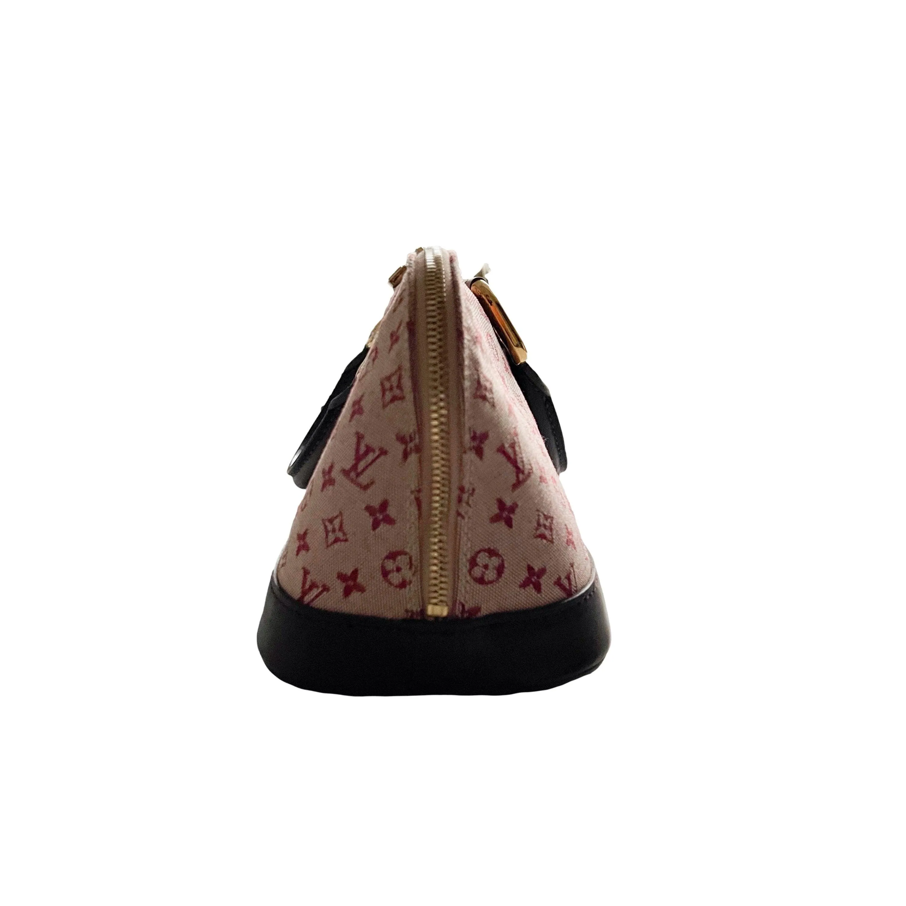 Louis Vuitton Maroon Long Monogram Top Handle Bag